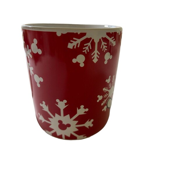 Disney Mickey And Minnie Mouse Christmas Large 24 oz. Ceramic Jumbo Mugs - Picture 6 of 16